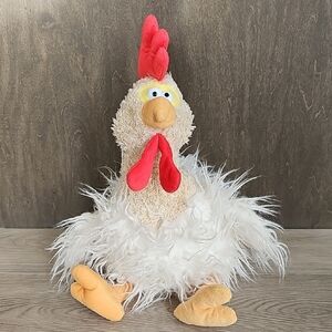 Gund Hairoids Moppels Hairy Chicken 12" Plush‎ #30087